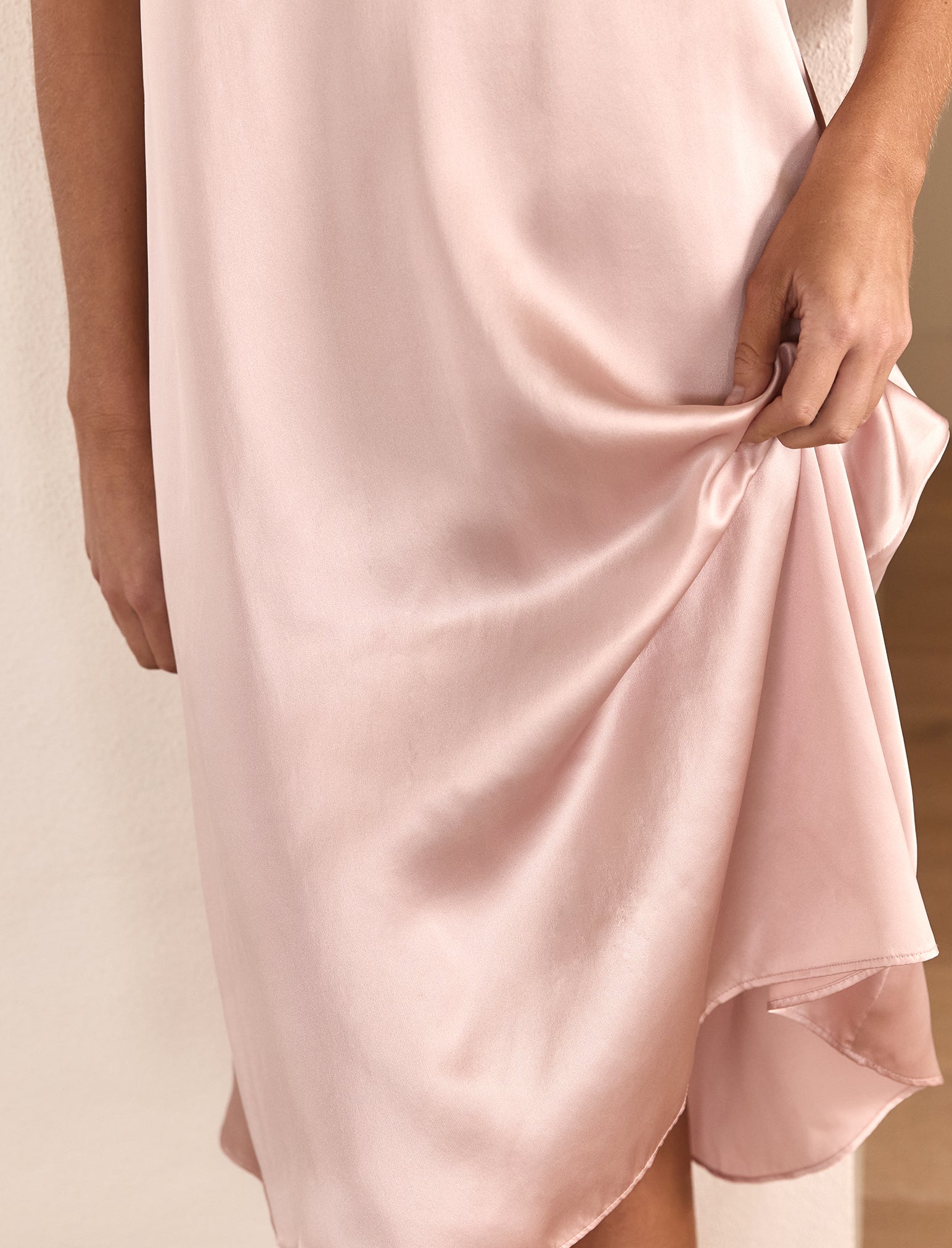 Audrey Washable Silk Slip Nightie