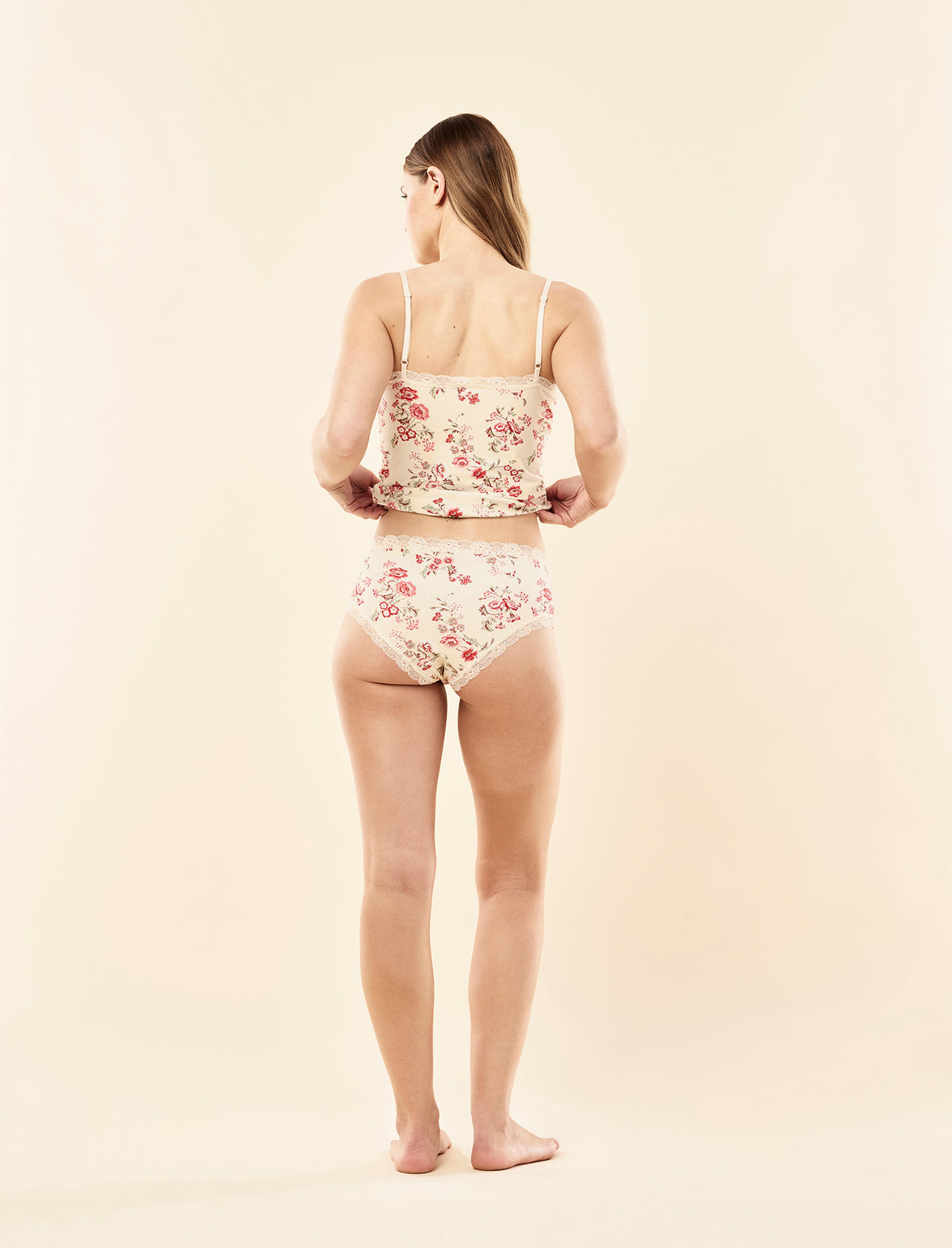 Ellie Lace Trim Midrise Knicker