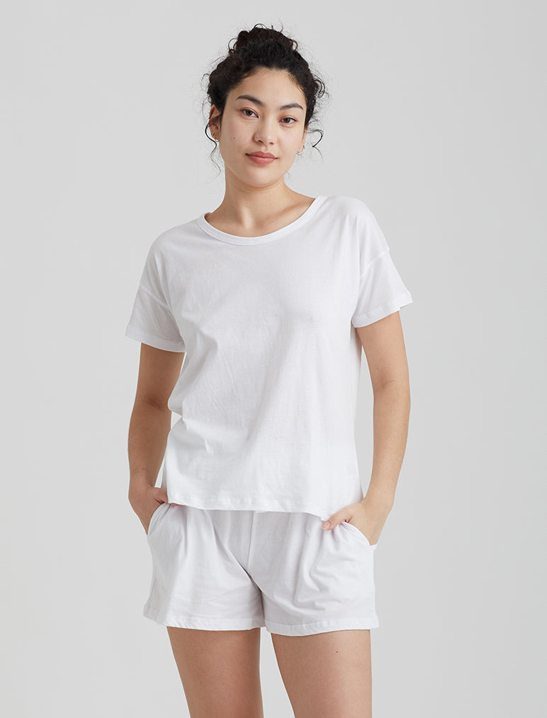 Jada Organic Cotton Knit Tee