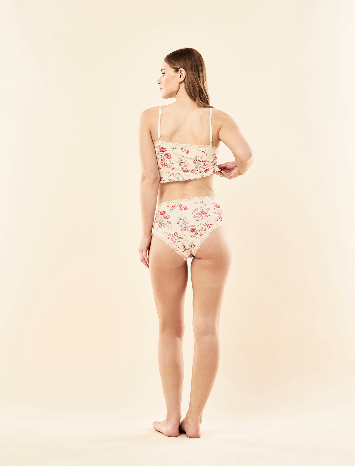 Ellie Lace Trim Highrise Knicker