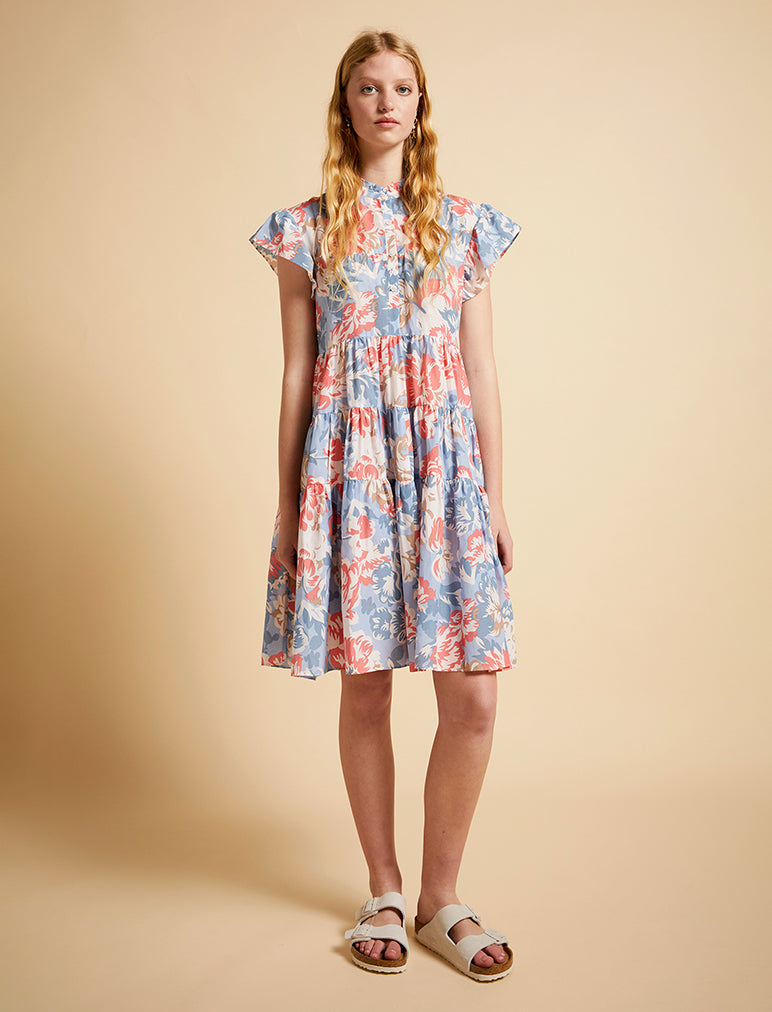 Karen Walker Ornamental Floral Flutter Panel Nightie