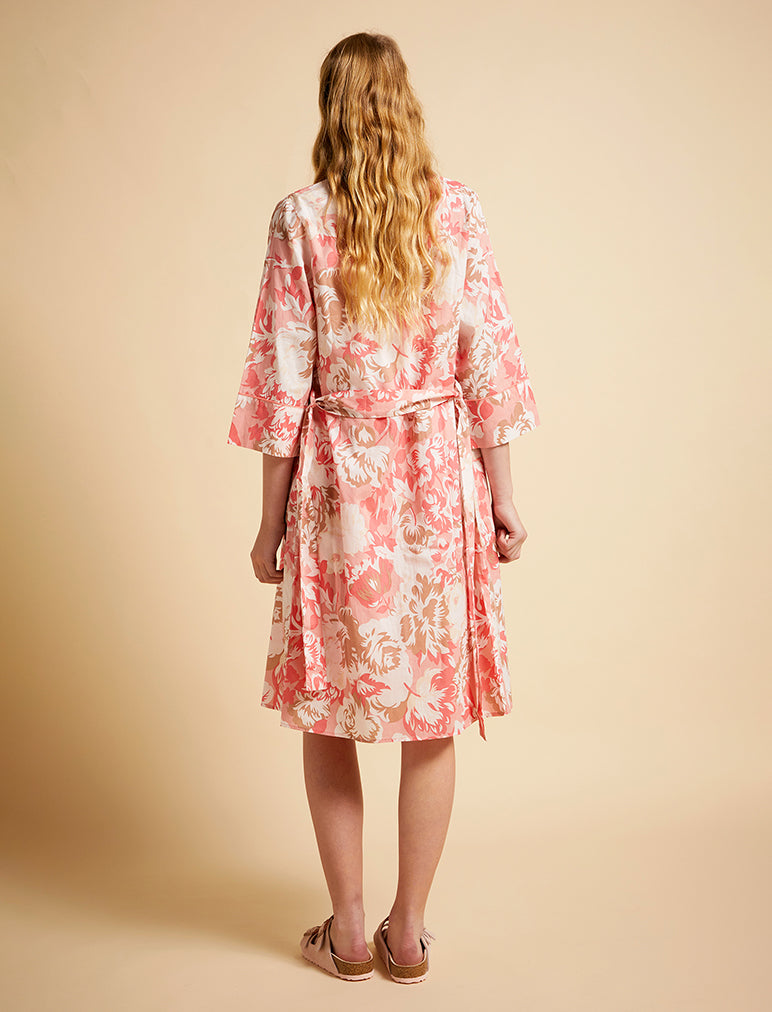 Karen Walker Ornamental Floral Midi Robe