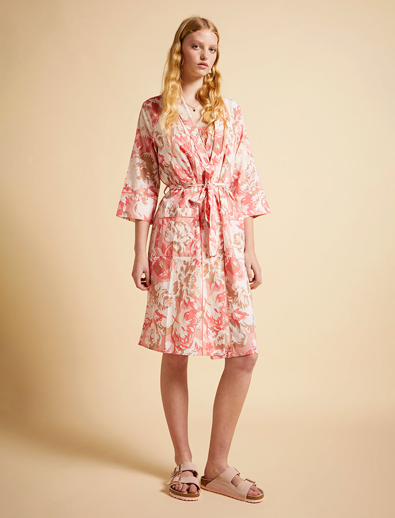 Karen Walker Ornamental Floral Midi Robe