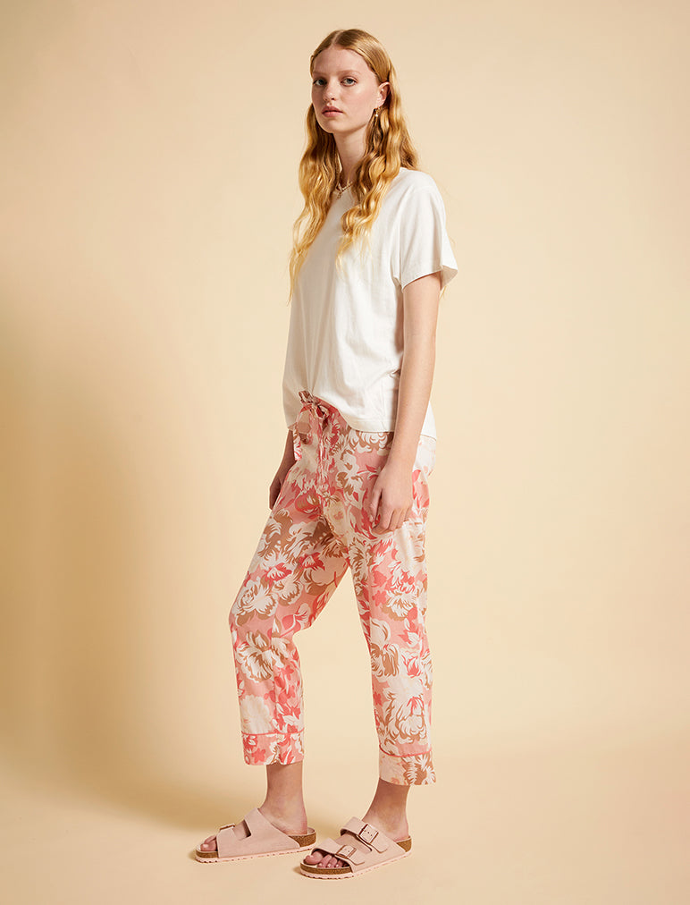 Karen Walker Ornamental Floral Crop Pant