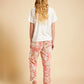 Karen Walker Ornamental Floral Crop Pant