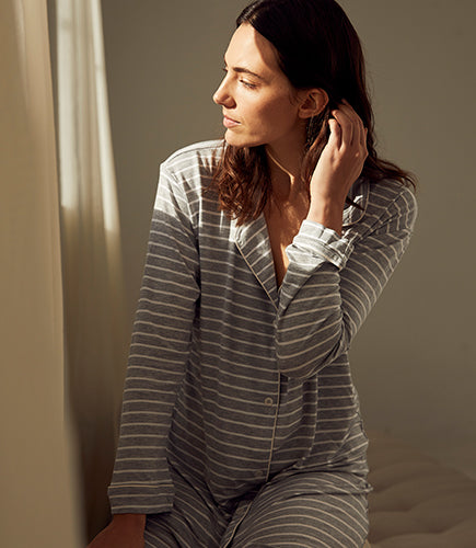 Kate modal greystripe nightshirt