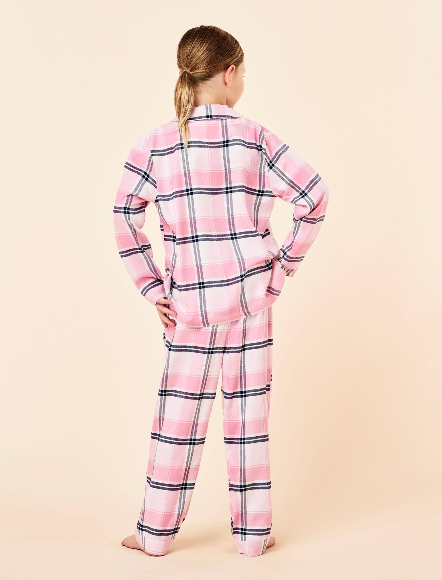 Kids Comfy Plaid PJ Set