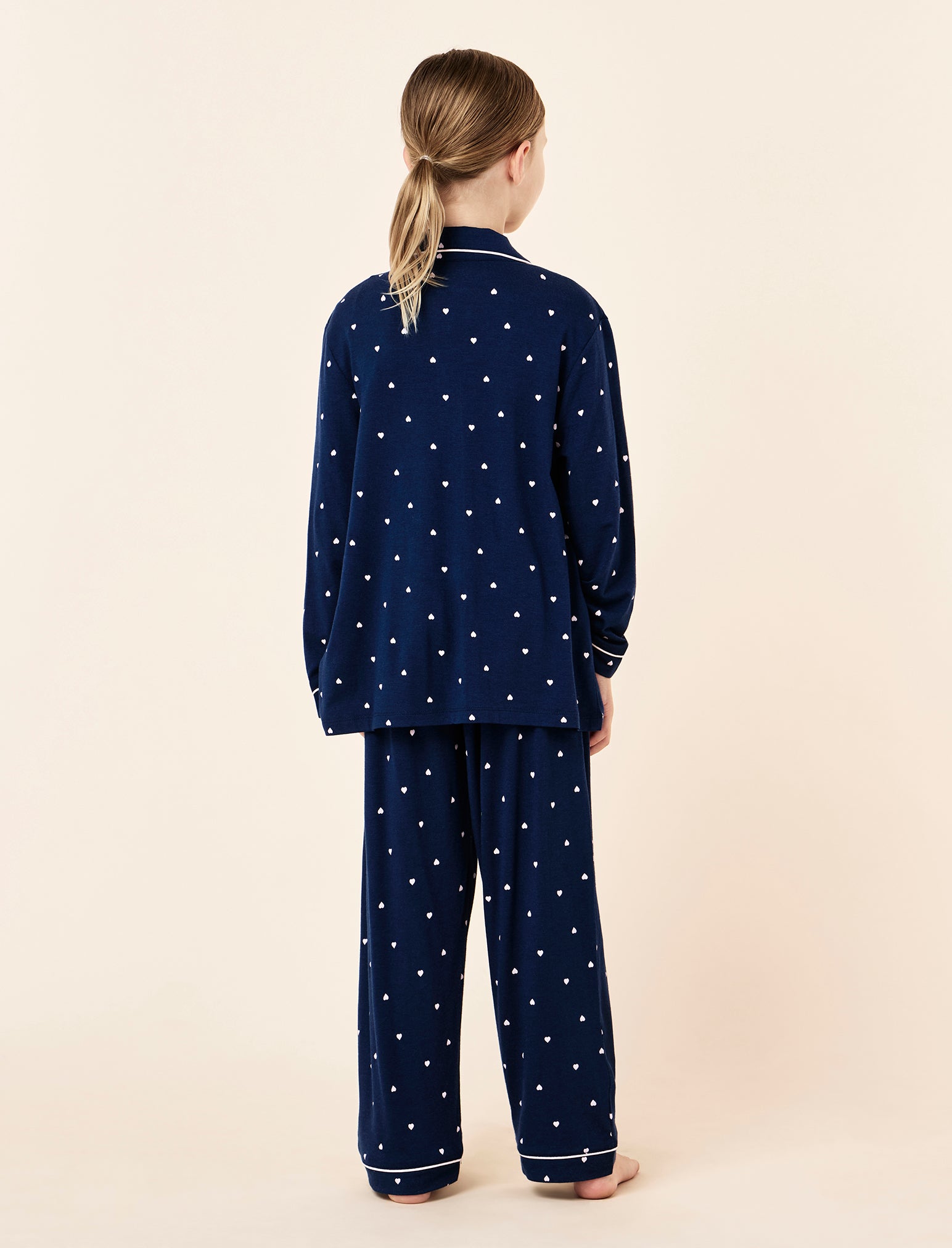 Kids Kate Hearts Full Length PJ Set