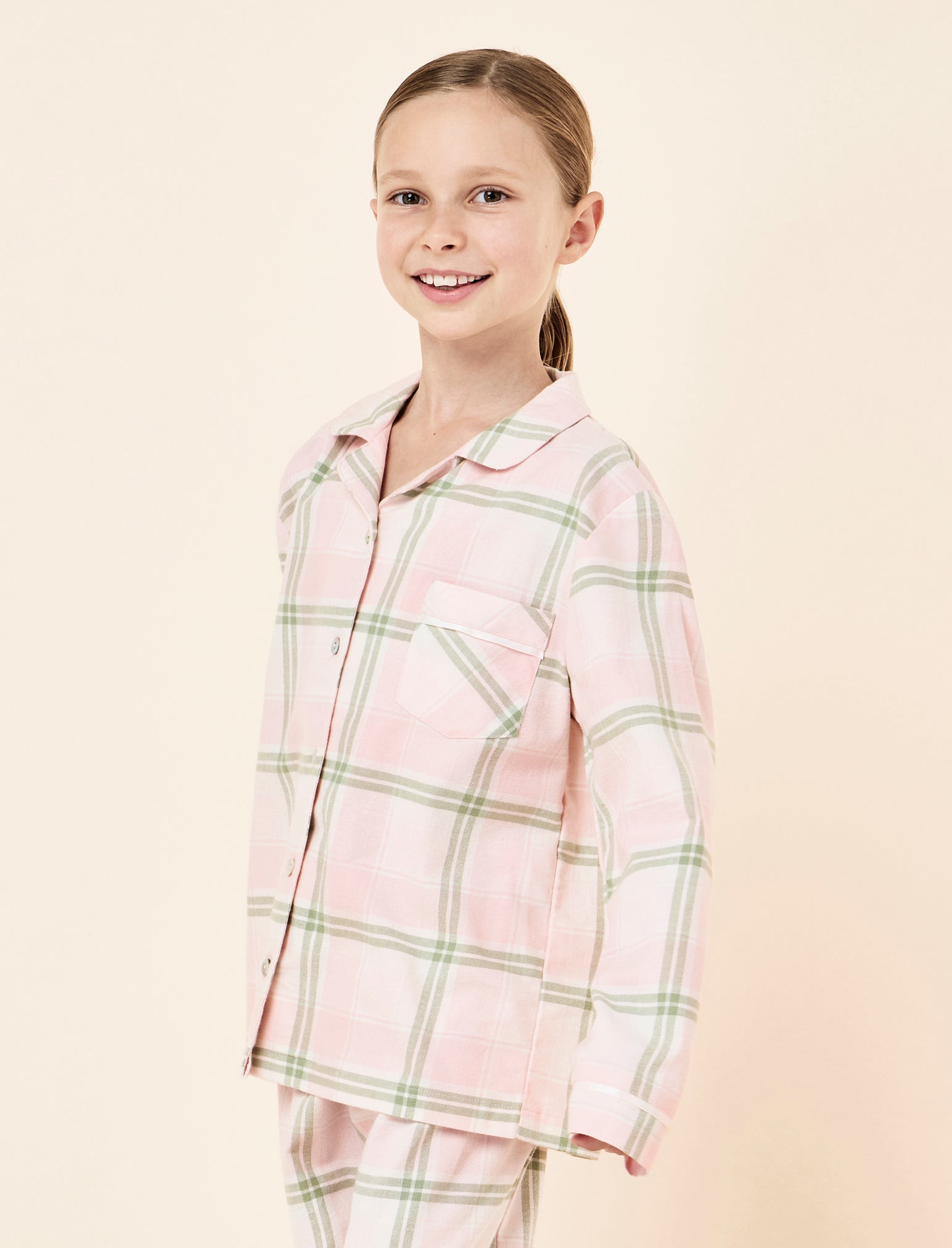 Kids Comfy Plaid PJ Set