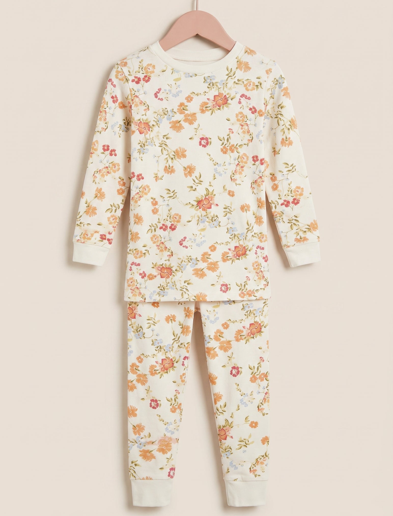 Kids Amber Knit Full Length PJ Set
