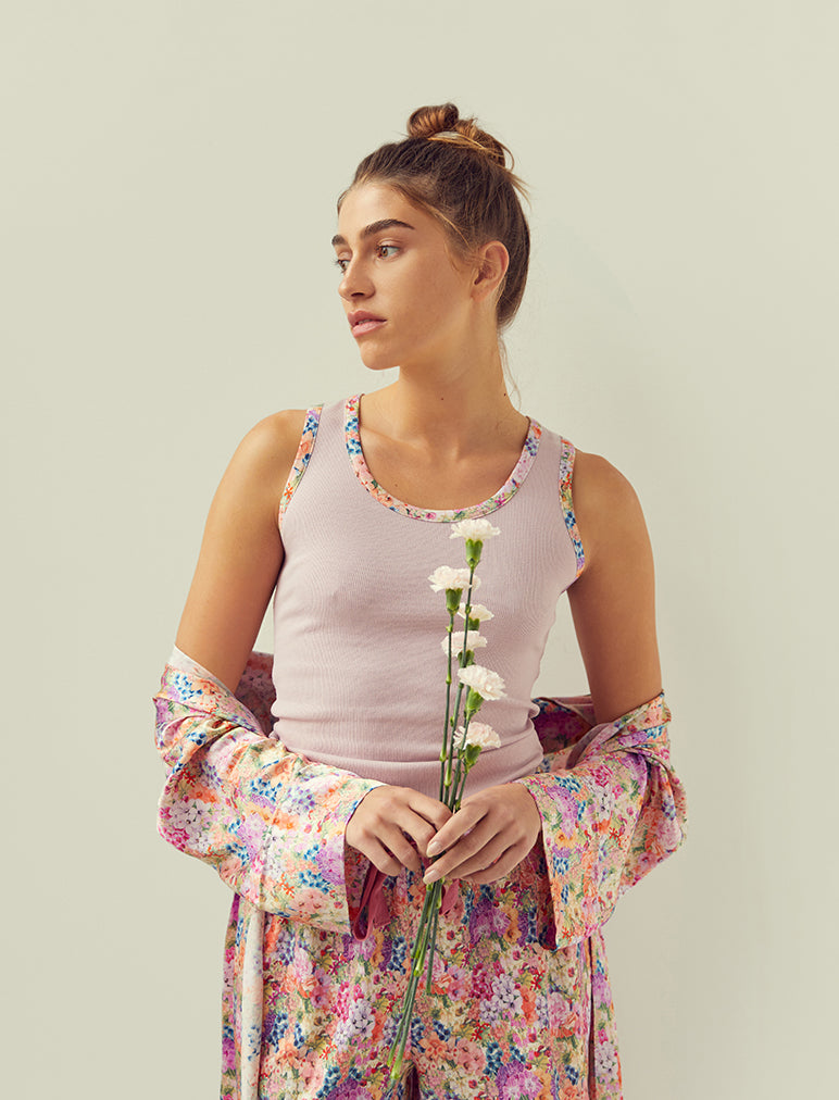 Painted Travels Rib Tank