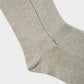 Organic Cotton Rib Socks in Grey