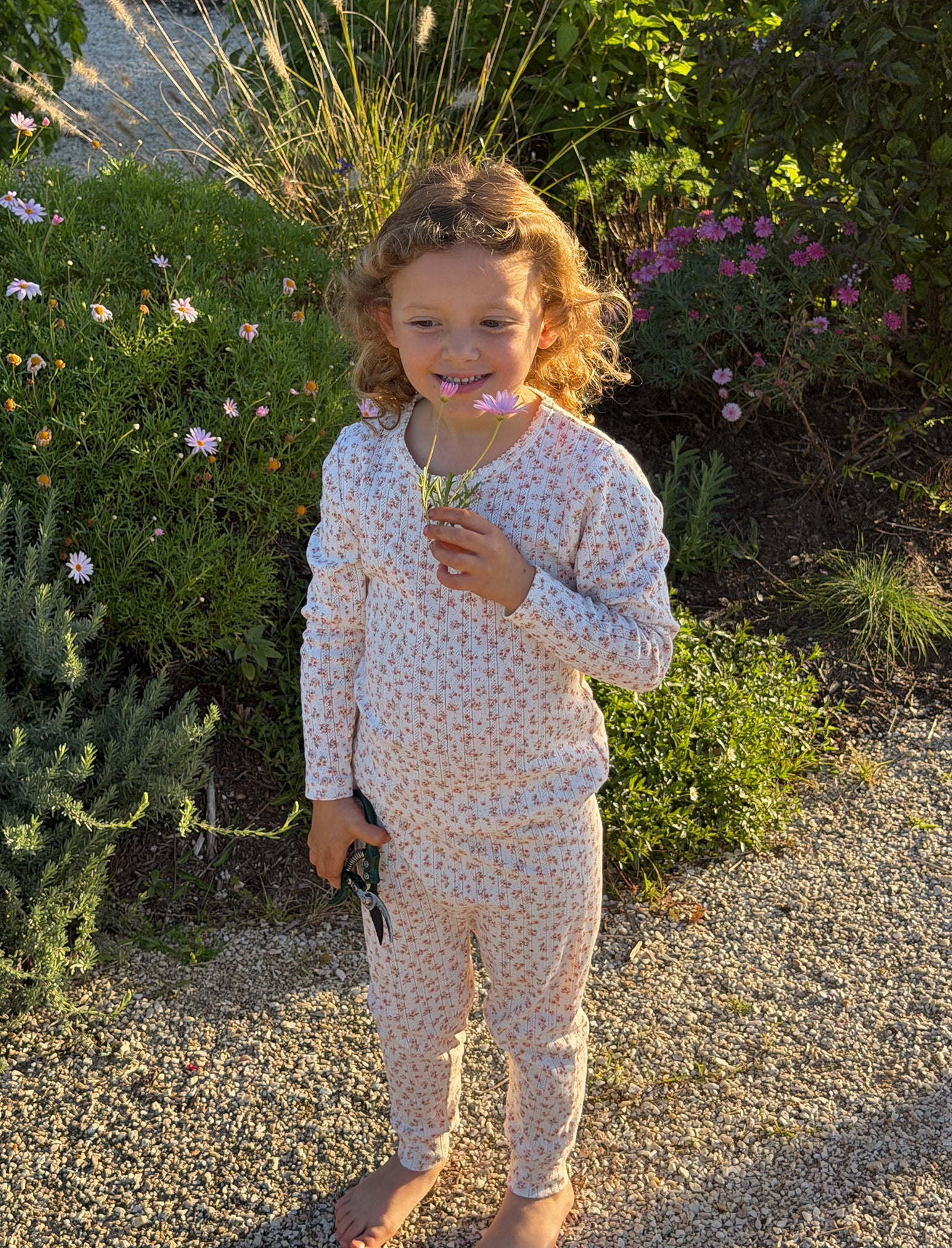 Kids Lottie Pointelle Full Length PJ Set
