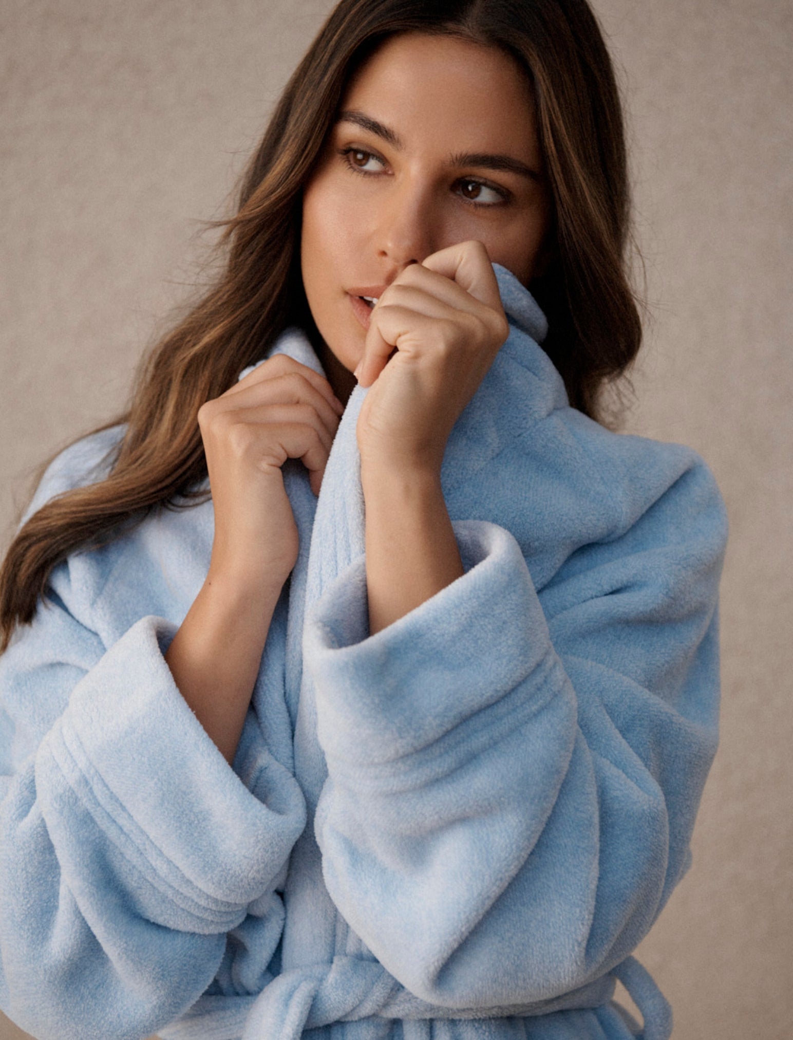 Long Plush Robe
