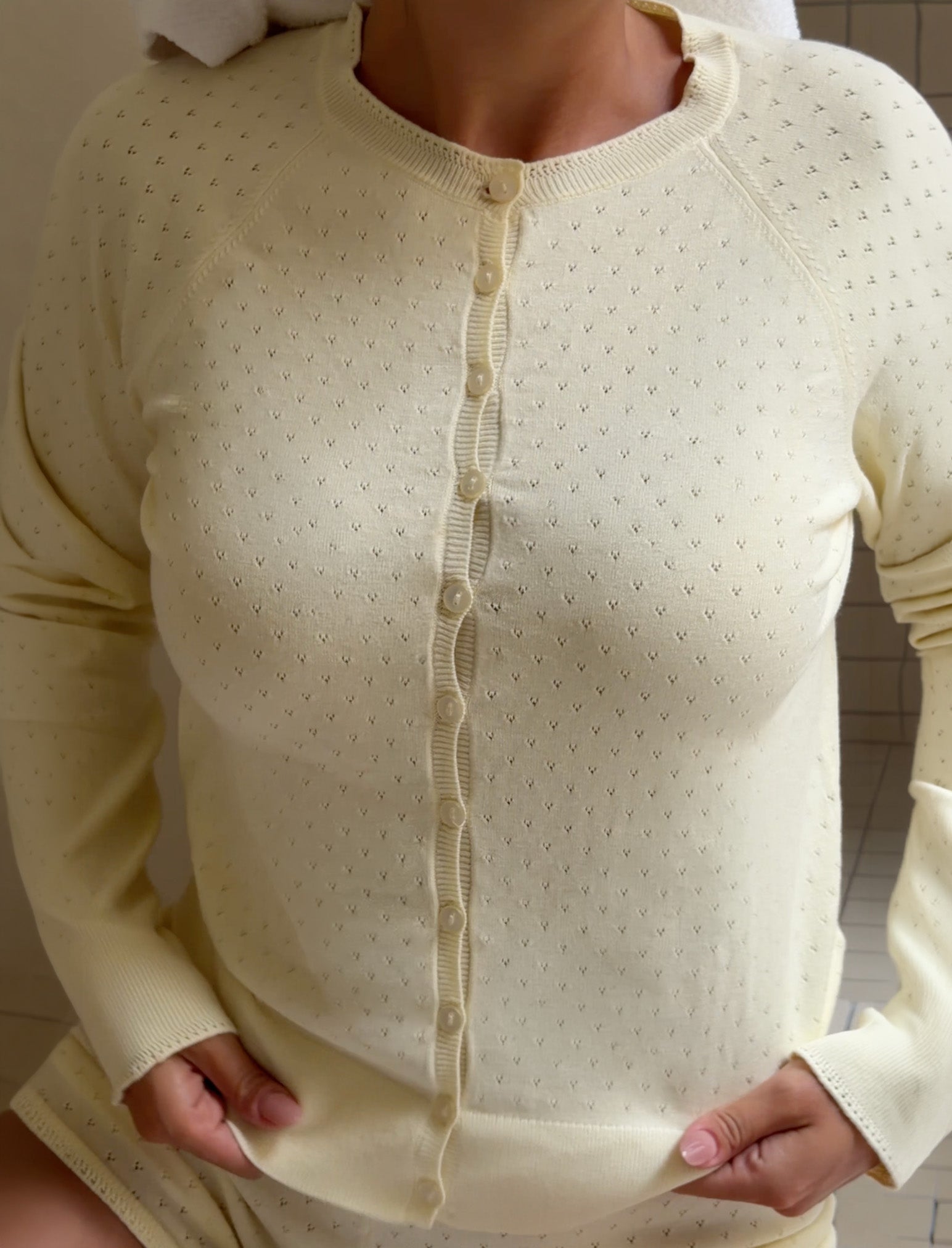 Olivia Pointelle Cardi