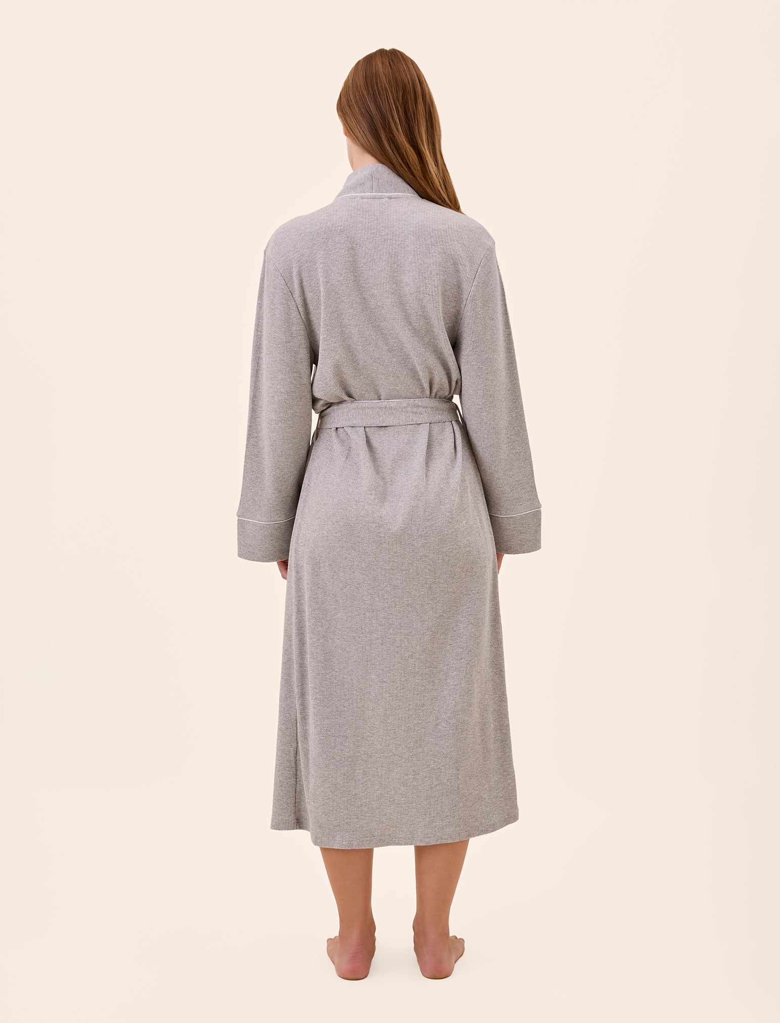 Claire Cotton Waffle Maxi Robe