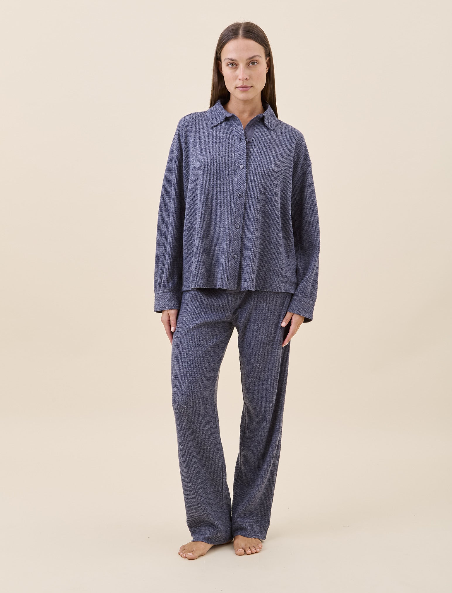 Super Soft Waffle FL PJ Set