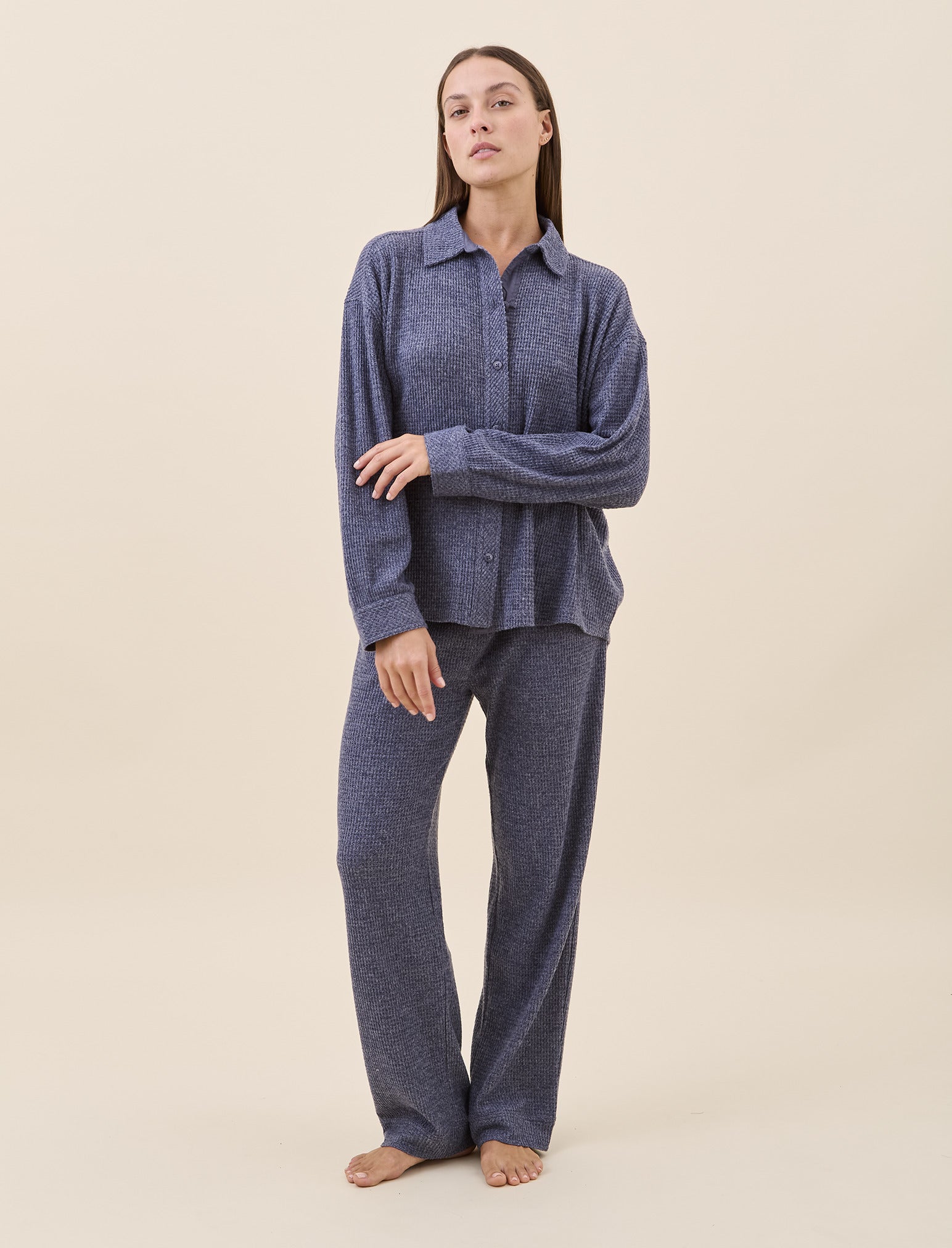 Super Soft Waffle FL PJ Set