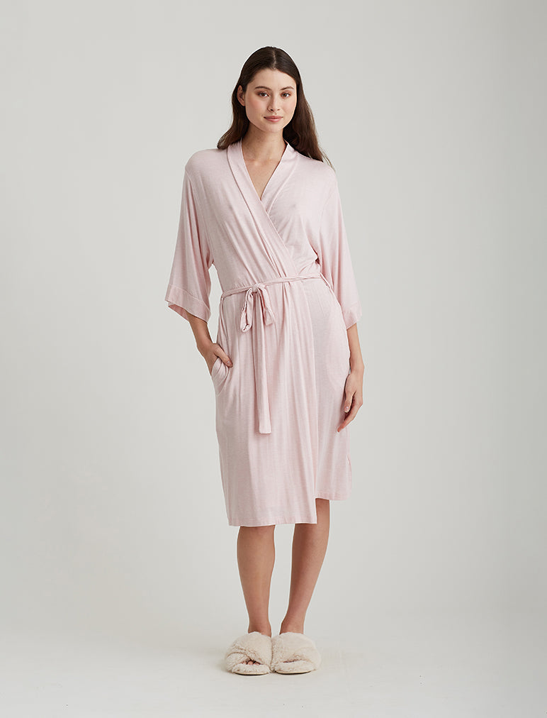 Kate Modal Soft Robe in Papinelle Pink