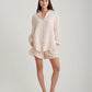 Ashley Textured Cotton Oversized Shirt