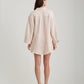 Ashley Textured Cotton Oversized Shirt
