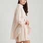 Ashley Textured Cotton Oversized Shirt
