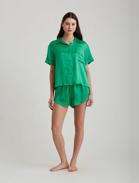 Audrey Silk Boxer PJ Set