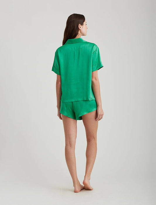 Audrey Silk Boxer PJ Set