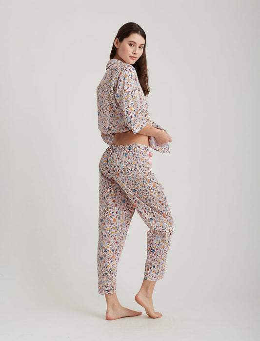 Christmas Stars Crop PJ Set
