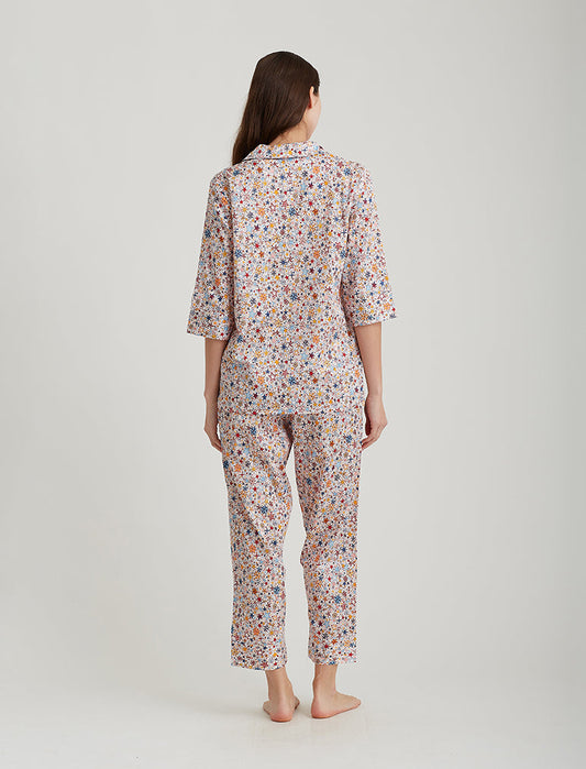Christmas Stars Crop PJ Set