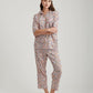 Christmas Stars Crop PJ Set