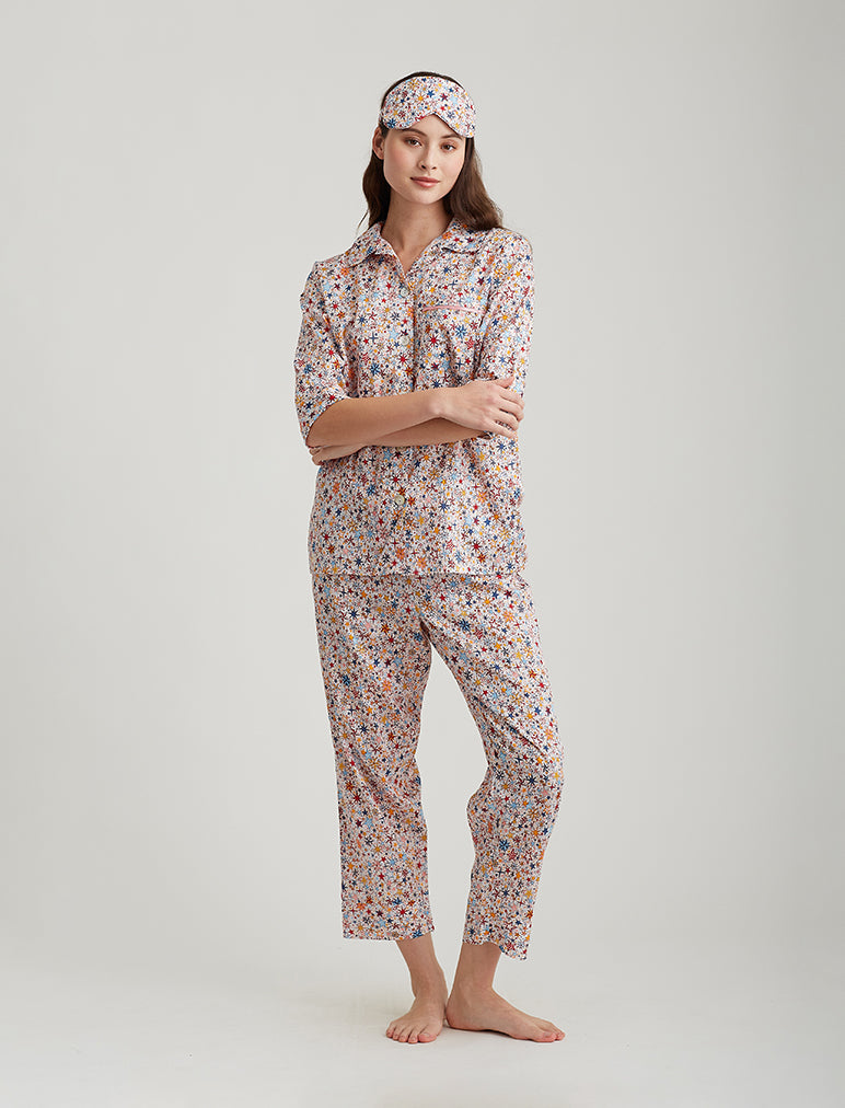 Christmas Stars Crop PJ Set