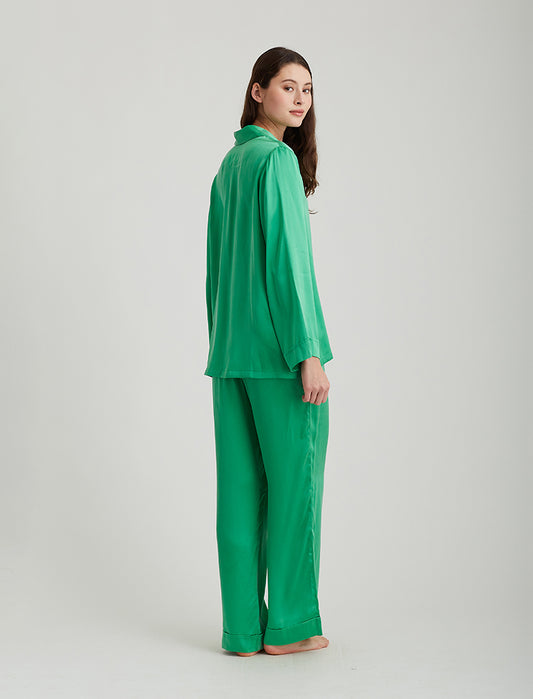 Audrey Pure Silk Full Length PJ