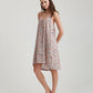 Christmas Stars Strappy Midi Nightie