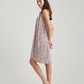 Christmas Stars Strappy Midi Nightie