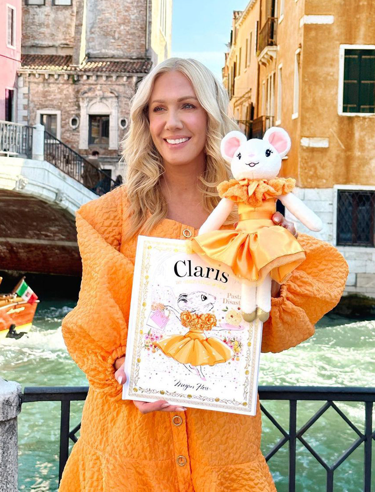 Claris Plush Toy 30cm  Très Chic Tangerine