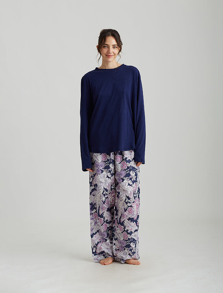Ella Luxe Pant and Organic Cotton LS Top