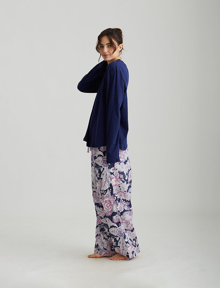 Ella Luxe Pant and Organic Cotton LS Top