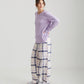 Organic Cotton Plaid Pant and Feather Soft LS Top