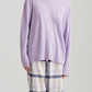 Organic Cotton Plaid Pant and Feather Soft LS Top