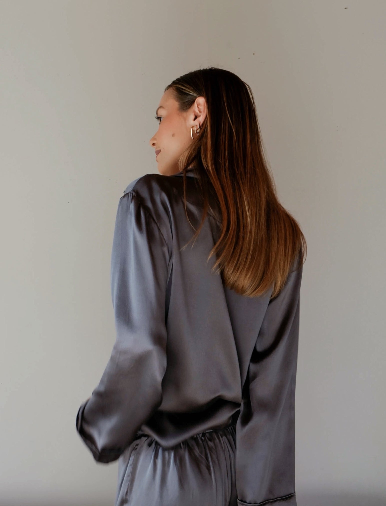 Audrey Washable Silk Full Length PJ