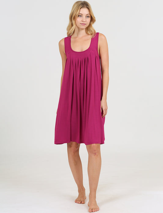 Kate Modal Soft Pleat Front Nightie
