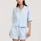 Luxe Blue Spot Boxer PJ Set