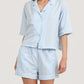 Luxe Blue Spot Boxer PJ Set