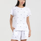 Embroidered Stars Boxer PJ Set