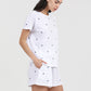 Embroidered Stars Boxer PJ Set