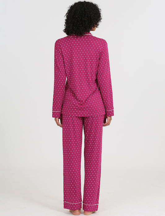 Kate Modal Soft Full Length PJ Set