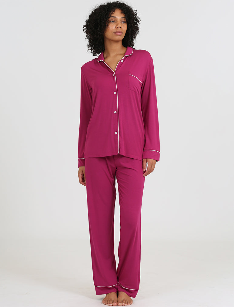 Kate Modal Soft Full Length PJ Set