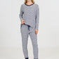Feather Soft V-Neck LS Top and Jogger
