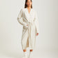 Pure Cashmere Robe in ecru